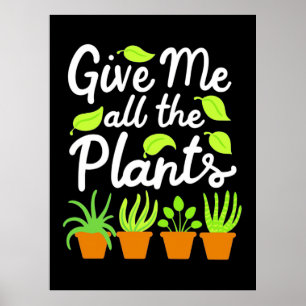 Poster Dar Ao Jardineiro Todas As Plantas