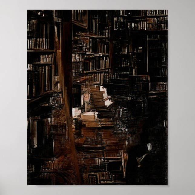 Poster Darc Academia Library (Frente)