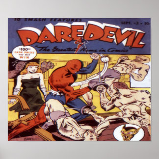 Poster Daredevil - Maior nome no História em quadrinhos -