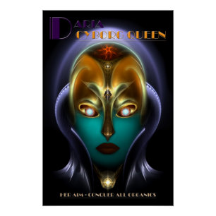 Póster Daria Cyborg Queen Perfect Poster