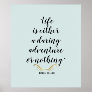 Poster Daring Adventure Keller Cotação