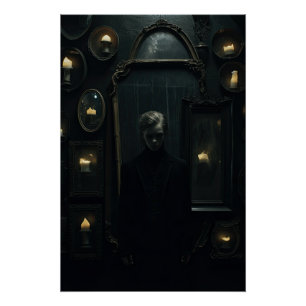 Póster Dark Academia Aestética Design