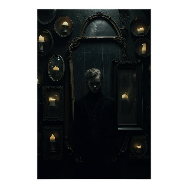 Póster Dark Academia Aestética Design (Frente)