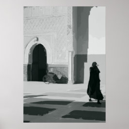 Poster Dark Alley in Fez