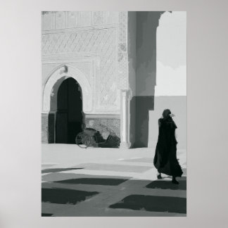 Poster Dark Alley in Fez