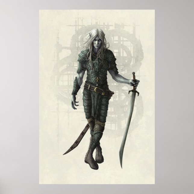 Poster DARK ELF por Kerem Beyit (Frente)