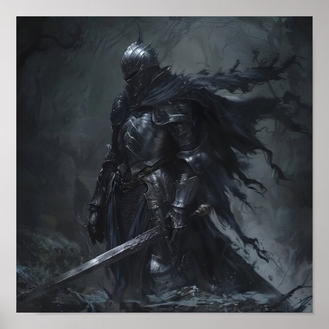 Poster Dark Fantasy Knight (Frente)