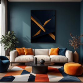 Poster Dark Gold Luxury