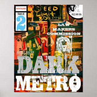 POSTER DARK METRO LATITUDE COMISSÃO