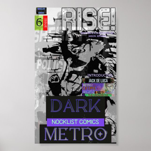 POSTER DARK METRO RISE! (Frente)