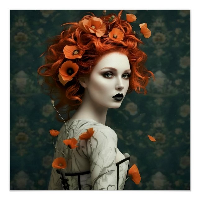 Póster Dark Romantic Gothic Design (Frente)