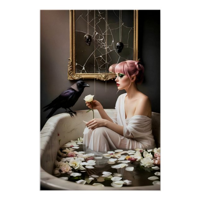 Póster Dark Romantic Gothic Design (Frente)