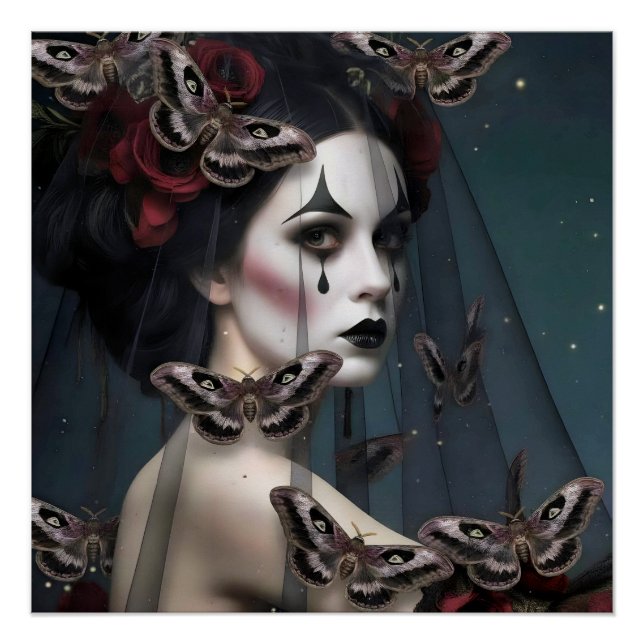 Póster Dark Romantic Gothic Design (Frente)