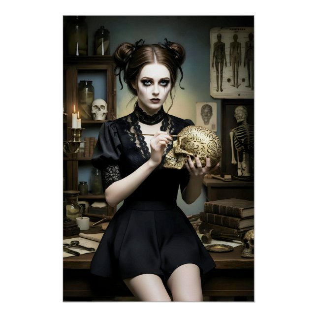 Póster Dark Romantic Gothic Design (Frente)