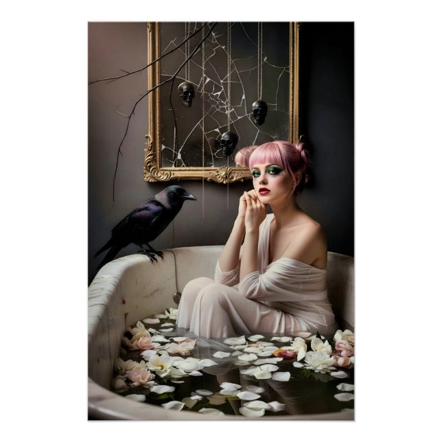 Póster Dark Romantic Gothic Design (Frente)