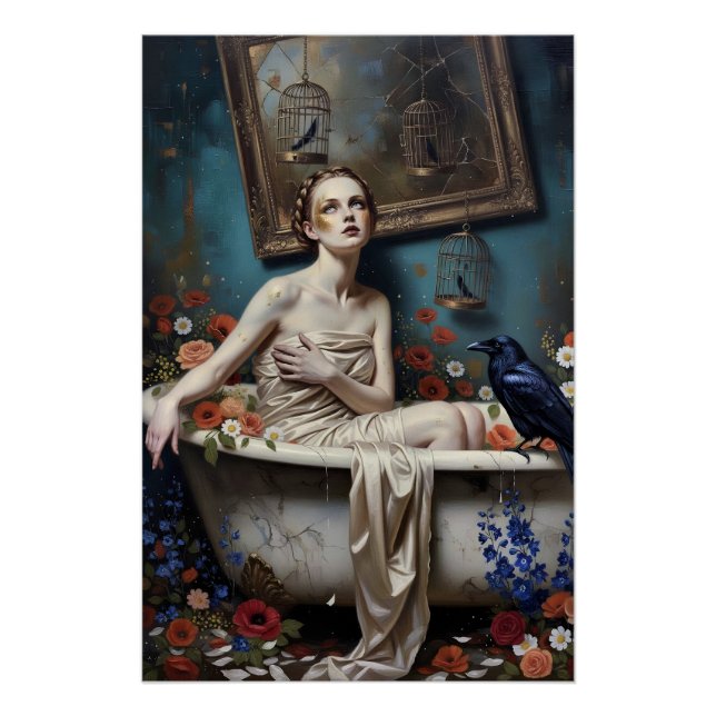 Póster Dark Romantic Gothic Design (Frente)