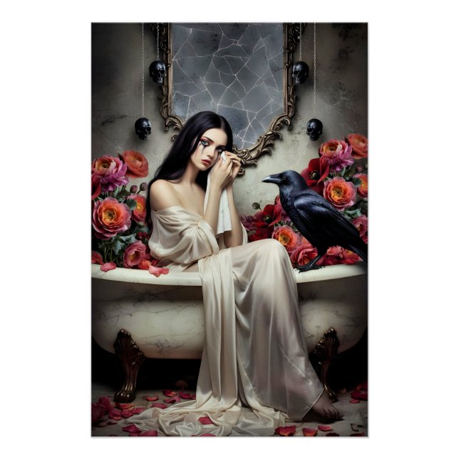 Póster Dark Romantic Gothic Design (Frente)