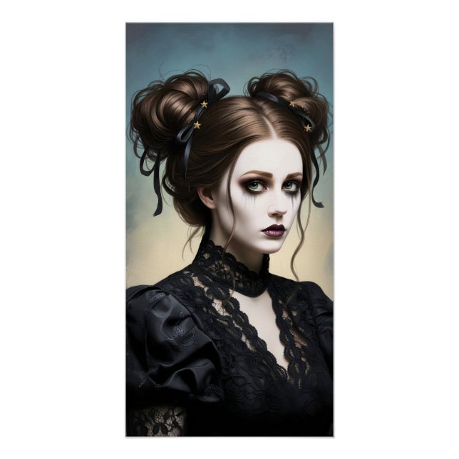 Póster Dark Romantic Gothic Design (Frente)