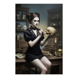 Póster Dark Romantic Gothic Design