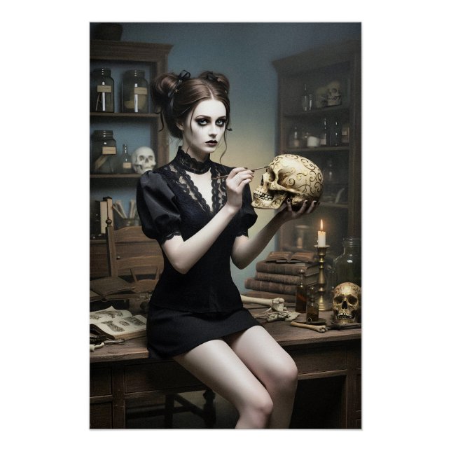 Póster Dark Romantic Gothic Design (Frente)