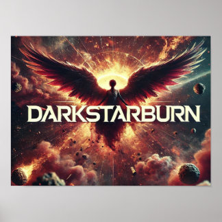 Poster DarkStarBurn - Cartaz do Anjo Negro