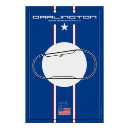 Póster Darlington Speedway