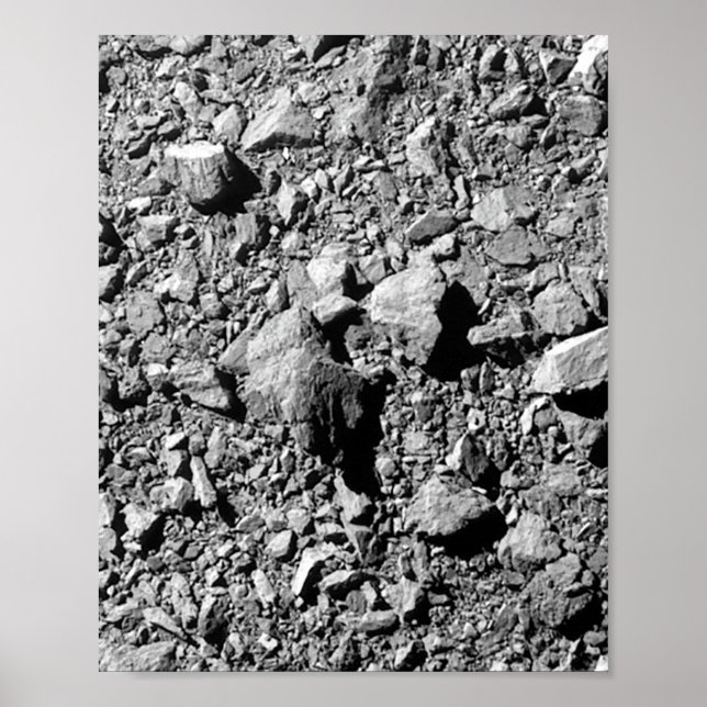 Poster DART Dimorfos Asteroide Superfície da Lua (Frente)