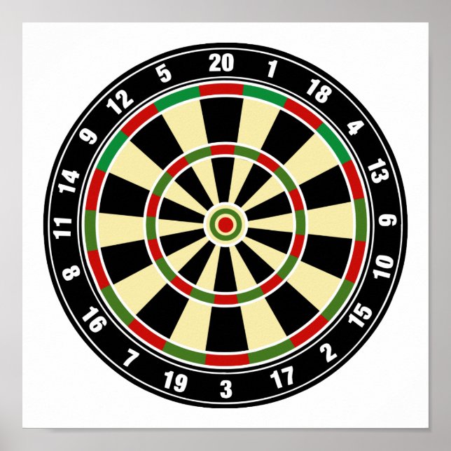 Póster Dartboard (Frente)