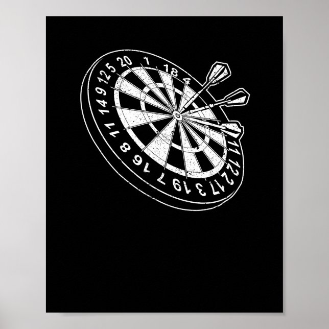 Poster Dartboard Bulls Olhos Retocadores (Frente)