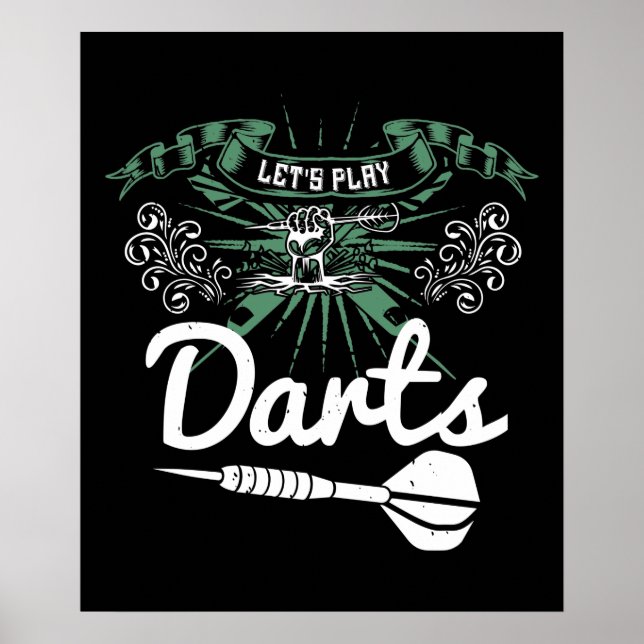 Poster Darts - Let's Play Darts (Frente)