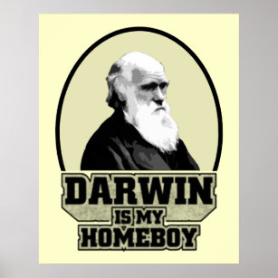 Póster Darwin É Meu Ficar em casa
