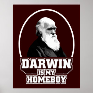 Póster Darwin É Meu Ficar em casa