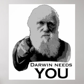 Póster Darwin Precisa De Você!
