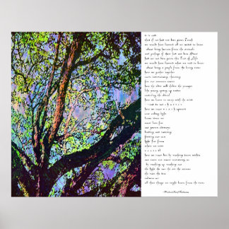 Póster Das Árvores