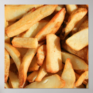 Poster das batatas fritas