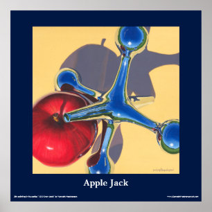 Poster das belas artes de Apple Jack, 24" x 24"