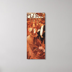 Poster das canvas da namoradeira de Alphonse Mucha