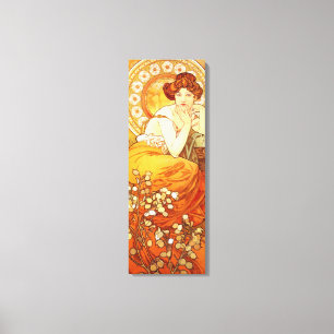 Poster das canvas do topázio de Alphonse Mucha