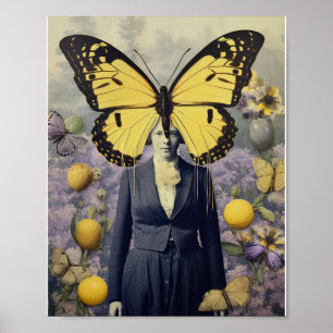 Poster das Fases Lunares Celestiais Astrolo Boho