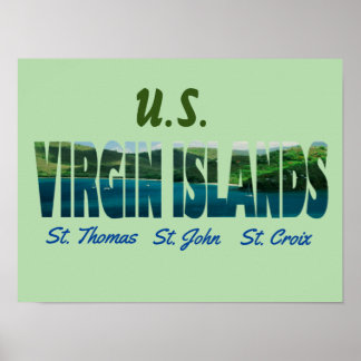 Poster das Ilhas Virgens dos EUA