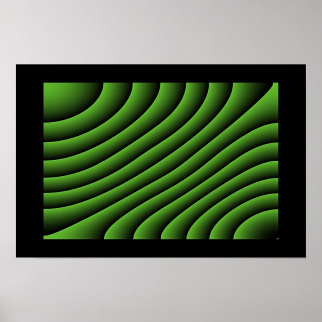 Poster das Linhas Verdes Hipopóticas (Frente)