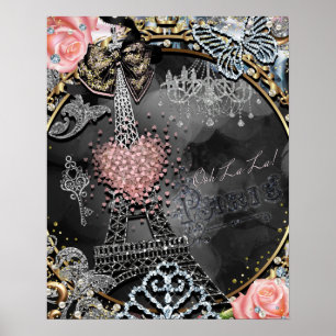 Poster das meninas de France da faísca do encanto