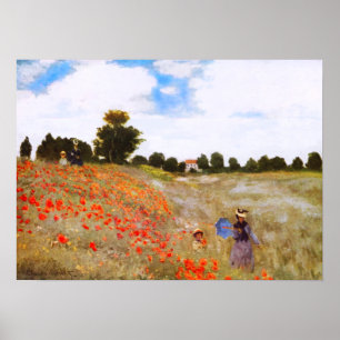 Poster das papoilas de Monet