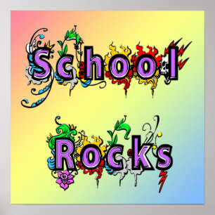 Poster das Rochas Escolares