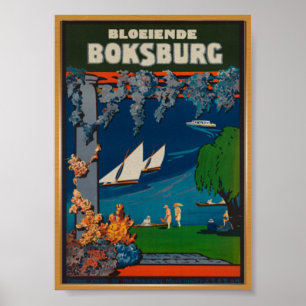 Poster das viagens vintage de Boksburg África do