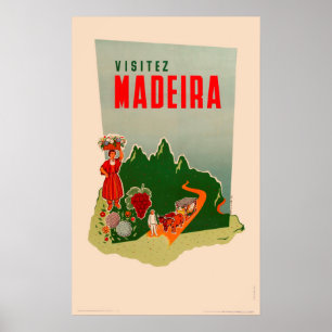 Poster das viagens vintage - Madeira