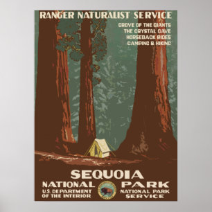 Poster das viagens vintage - os Estados Unidos