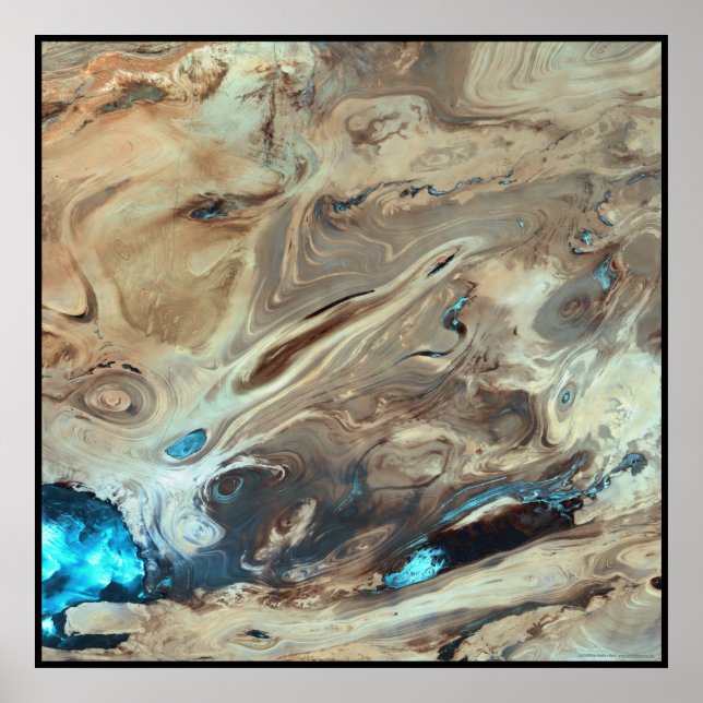 Póster Dasht-e Kevir Excelente Sal do Deserto do Irã (Frente)