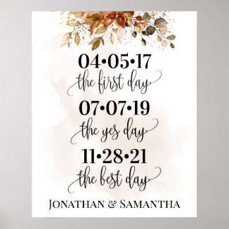 Poster Data de Casamento no Melhor Dia Sim Queda no Dia E