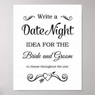 Poster Data Noite Ideias Casamento